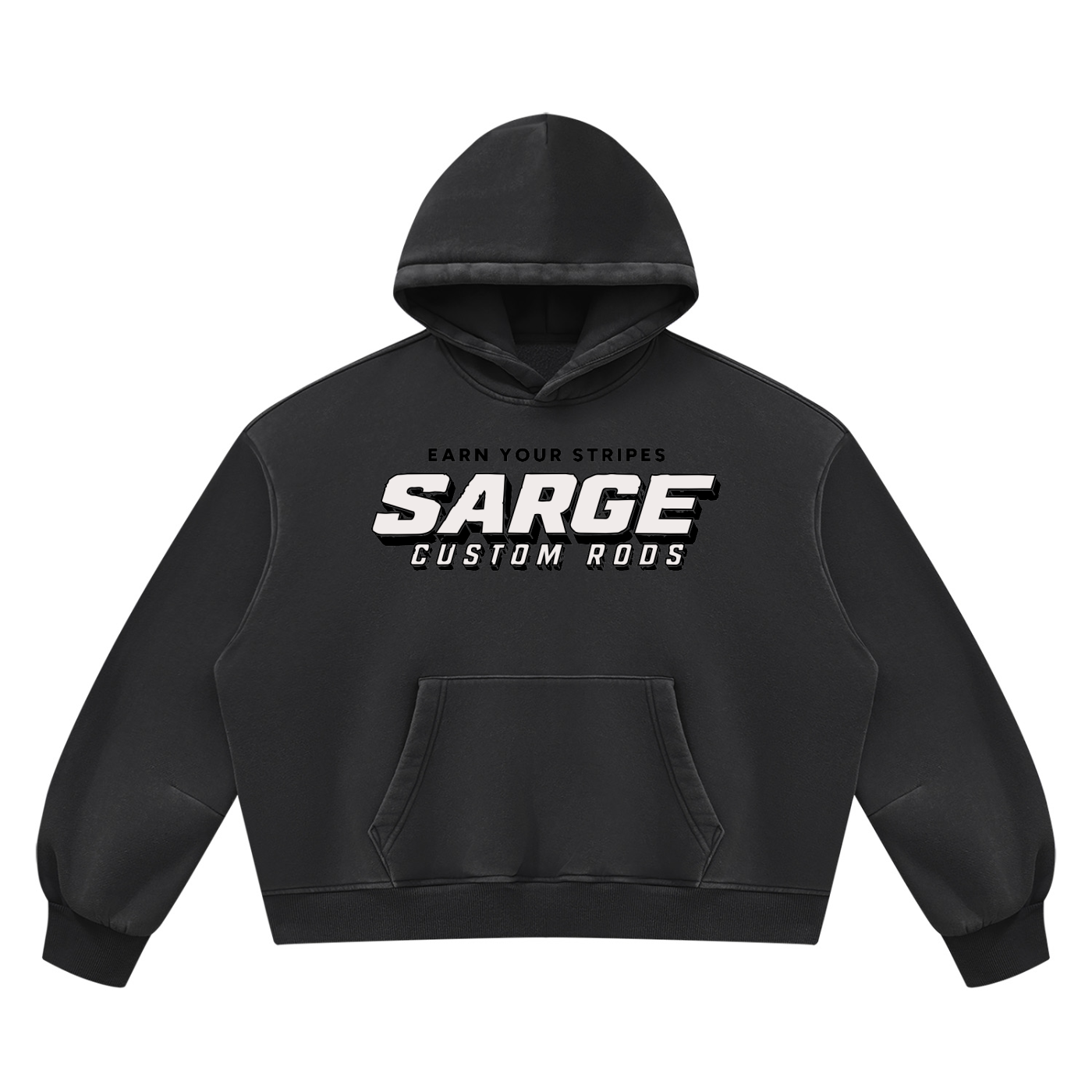 Earn Your Stripes Boxy Fleece Hoodie