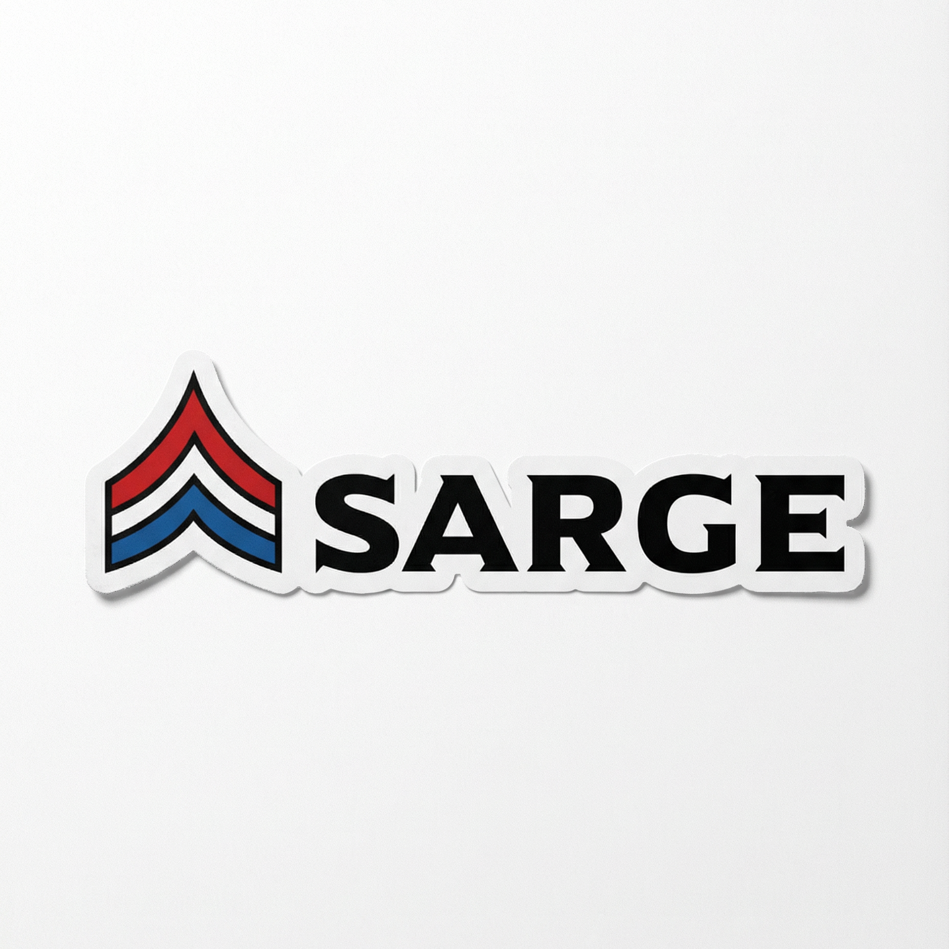 Sarge Stripes Sticker